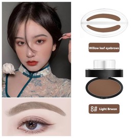 Polvo Para Sellos De Cejas Perfect Eyebrow Power Seal Nature, Herramienta De Maquillaje Para Cejas Con Forma Delicada, Para Profesionales Y...        