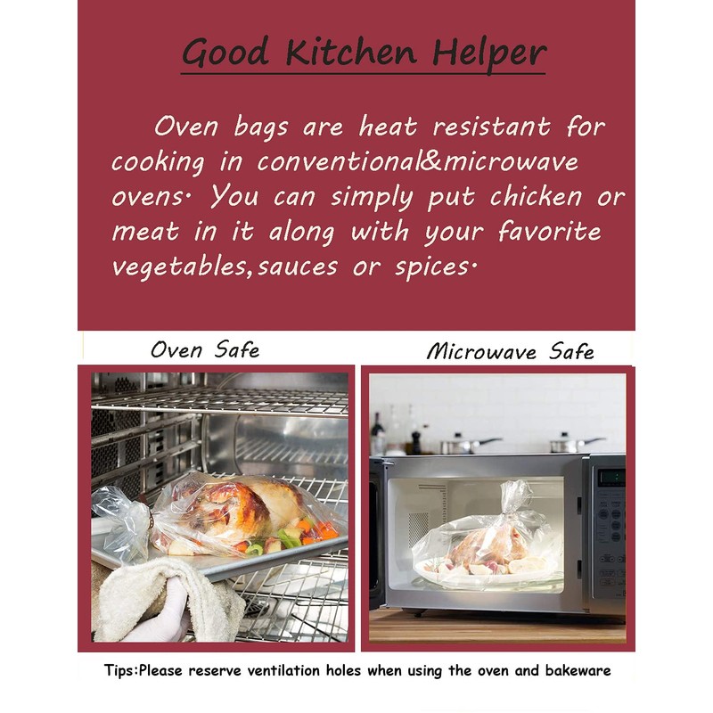 10 Counts Oven Bags Turkey Size | Large Oven Bag