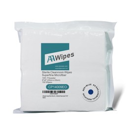 AAwipes Superfine Microfiber Sterile Wipes Knitted Cleanroom 9"x9"