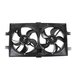Radiator Dual Cooling Fan Assembly Compatible with 1999-2004 Chrysler 300M 1998-2004 Concorde 1999-2001 LHS Dodge Intrepid CH3115103
