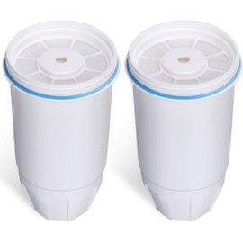 Water Filters Replacement Compatible with Zero Pitcher and Dispenser ZR-004 ZP-006 ZR-017 ZR-001 ZD-013 ZS-008 Filter System Replacement Reduce Bad Taste, Odor, Lead, Chlorine, and PFOA/PFOS (2 Packs)