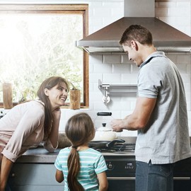 WOWOW Pot Filler Faucet Chrome Commercial Wall Mount Stove Faucet, Brass Pot Filler Folding Faucet Over Stove, Kitchen Pot Faucet with Double Joint Swing Arms