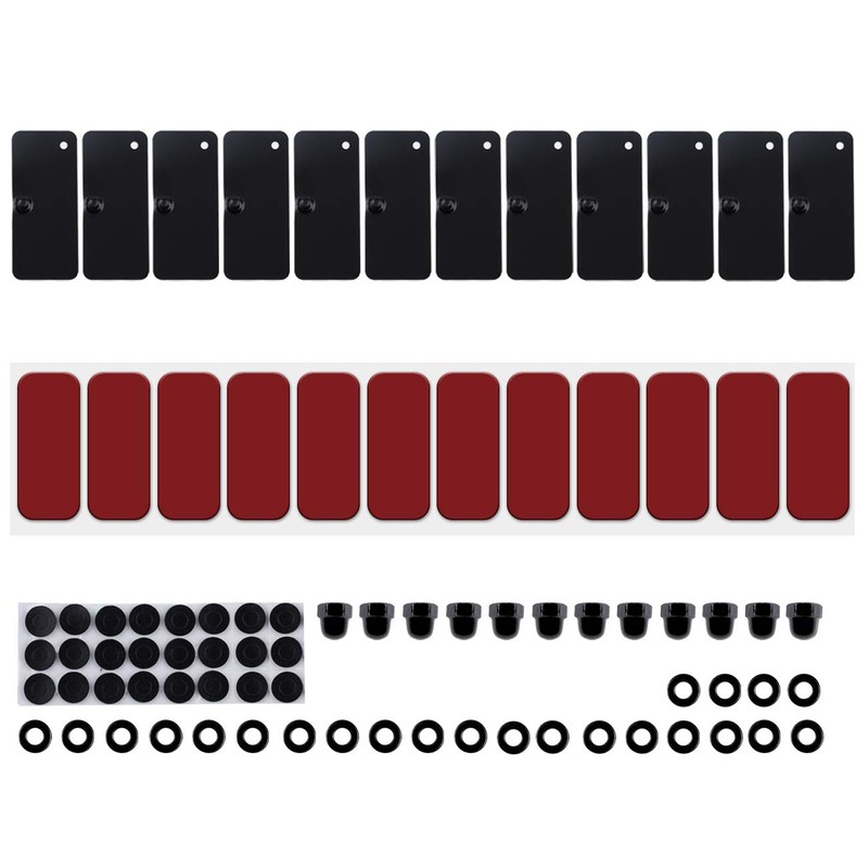 Rear Window Louvers Hardware Installation Hardware Accessories for Ford Mustang