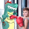 olyee Boxing Dinosaur Punching Bag for Kids & Adults, Free