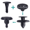 Lantee 50 Pcs Front Fender Liner Push in Retainer Clips