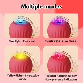 MARDYNUS Speedy Tail 2.0 Cat Toy, 360°Automatic Rolling Ball, Smart Interactive Cat Toy, Smart Jumping Ball for Dogs, Speedy Tail 3.0, Automatic Dog Walker