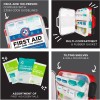 First Aid Kit Hard Red Case 326 Pieces Emergency Camping