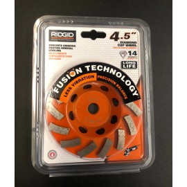 RIDGID TAW45P1 4.5" Diamond Turbo Cup Wheel