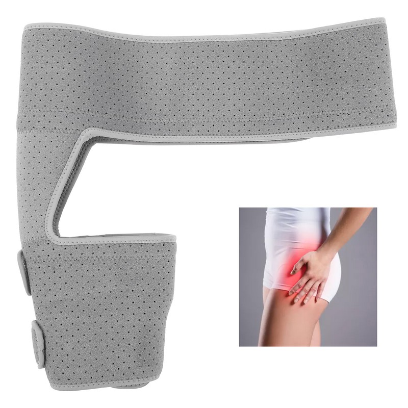 Groin Support Adjustable Hip Brace Ischialgia Relief Thigh Hamstring Compression