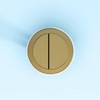 HOROW Gold Flush Button for HWMT-8733 & T0338W Toilet Series,