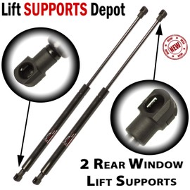 Qty (2) Fits SMART Model 450, ForTwo Coupe, 1999 To 2007 Rear Window Glass Lift Supports