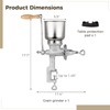 High Hopper Corn Grinder,Cast Iron Grain Grinder Manual Coffee Grinder,Mill-Heavy