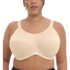 Elomi womens Full Coverage Sport Sports Bra, Beige, 36G