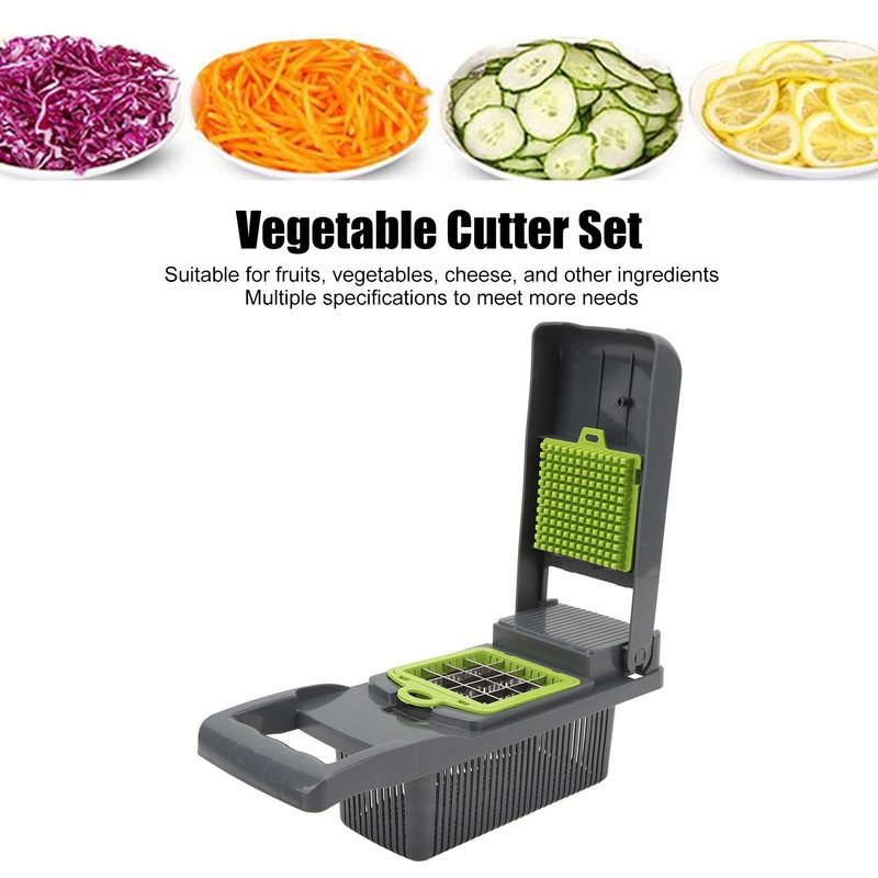 Kitchen Grater Set Stainless Steel Cutter Food Shredding Cutting Slicing