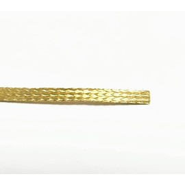 AC/DC WIRE AND SUPPLY Brass Flat Braid Ground Strap Grounding 1/4" Width (100 FT)