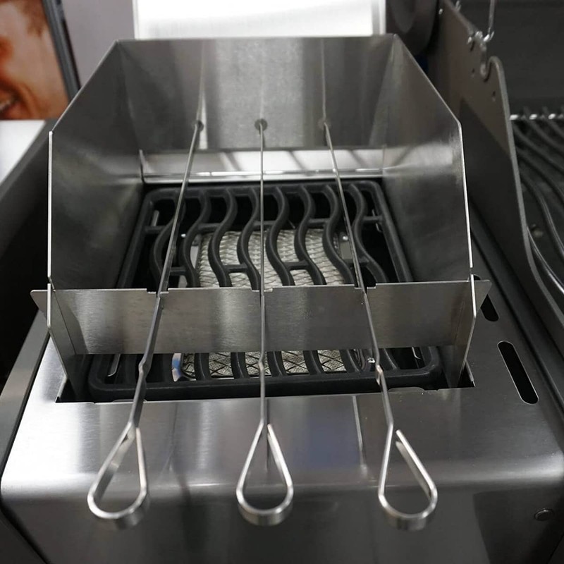 7 x XXL kebab skewers made of stainless steel, approx.