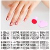 FingeAngel 10PCS Nail Plates +1 Nail Stamper + 1 Nail