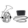 Gewa"Flugelhorn" Valve Guard Leather String Fastener