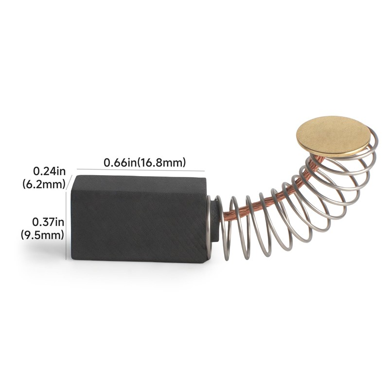 Aigemsi N030461 N778654 Carbon Brush for Belt Sander, Compatible with