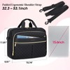 IGOLUMON Laptop Bag 15.6/17.3 Inch Laptop Briefcase for Women Men