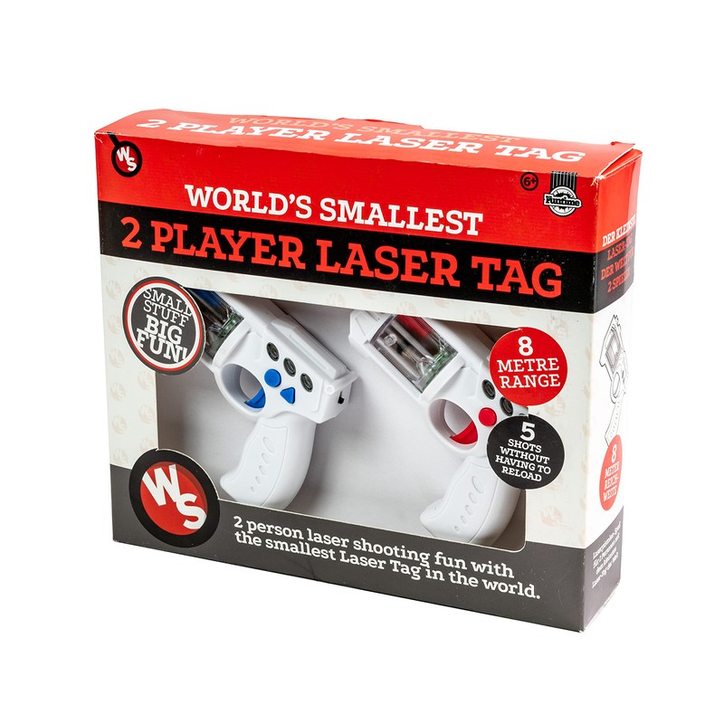 Worlds Smallest Laser Tag Funtime PL7860, White