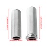 HDBUBALUS Motorcycle 1" Hand Grips Handlebar Grips Cable Throttle Fit