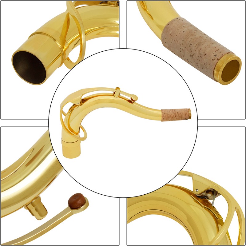 Brass Tenor Saxophone Sax Bend Neck 27.8mm Saxophone Accessores Parts