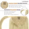 Lacer Pony Tails Extensions Human Hair Straight Wrap Around Hair