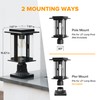 LUTEC Solar Lamp Post Light, Dusk to Dawn Craftsman Style