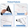 2 Piece Large Magnetic Soccer Coaches Clipboard,White Dry Erase Coaching