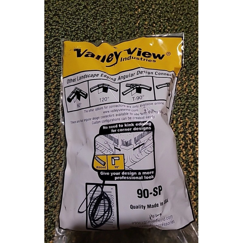 Valley View Industries 90 Degree Corner Connector 1-in Bead Landscaping