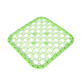 Sink Mat, PP Plastic Large Sink Protector Mat, Practical Dish Drying Mat, Normal Dish Drying Mat, Non-Slip Mat, Green
