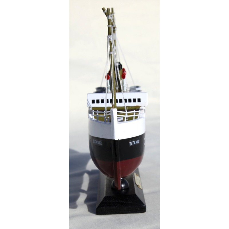 Detailed Wooden Model of Titanic