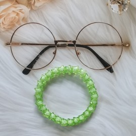 Xeahung 120PCS Acrylic Star Beads for Jewelry Making Bracelets Necklaces Earrings Key Chains Accessories DIY Crafts Valentine Christmas Birthday Gifts Star Beads Charms (Light Green)