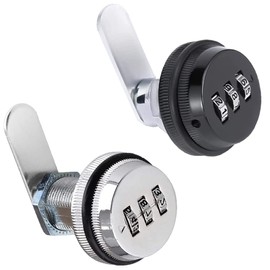 2 Pieces Password Letterbox Lock, Tongue Lock Letter Box Combination Lock, Furniture Locks, Letterbox Lock for Letterbox, Drawers, Cabinet Drawer (A)