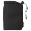 HAKUBA Camera Case, Soft Cushion Pouch, Small, Black, Drawstring Bag,