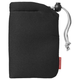 HAKUBA Camera Case, Soft Cushion Pouch, Small, Black, Drawstring Bag, Digital Camera KCS-37S