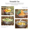 Boundless Voyage Camping Plate Titanium Pan Dish Bowls Set Ultralight