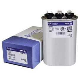 97F9685-35 + 5 uf MFD 370 Volt VAC - GE Oval Dual Run Capacitor Upgrade