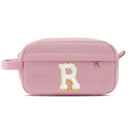 Pocmimut Makeup Bag,Trendy Stuff Cosmetic Bag for Women & Teen Girls, Ideal Birthday Gift for Girlfriend, Teacher & Mother,Pink,R