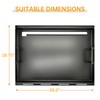 Full-Size Griddle For Chargriller 2121, 4000, 4208, 7400,8036,8128,8136,8536,9020, 26.2" x19.75"Large