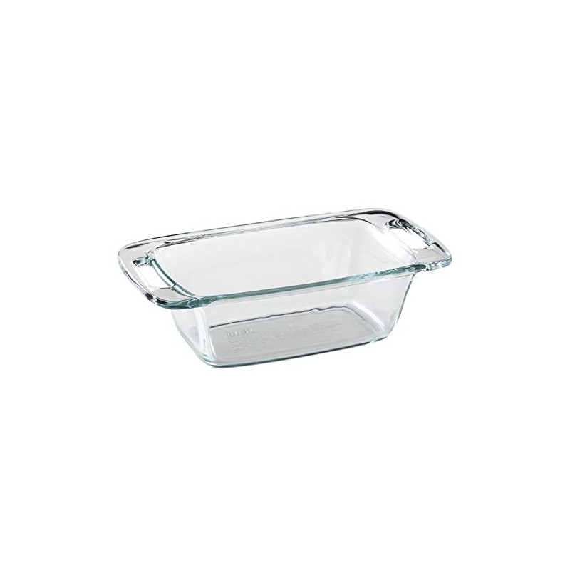 PYREX Loaf Dish Glass 1.5 Qt Easy Grab, 1 EA