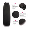 Kinky Straight Bundles Human Hair Extension Yaki Straight Bundles 14