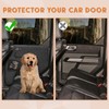 VKGUG 2PCS Dog Car Door Protector with Mesh Pocket Compatible