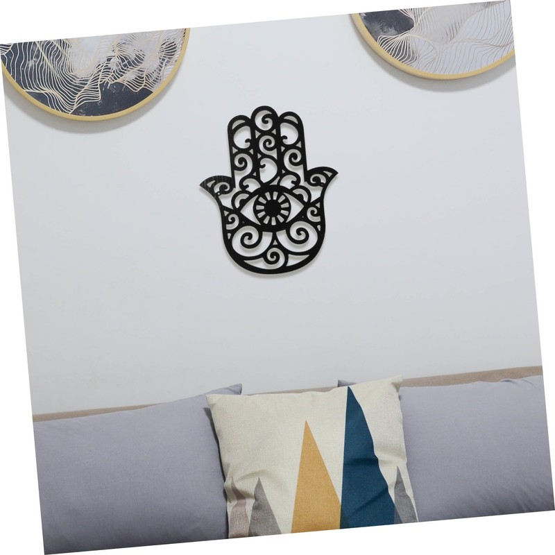 Mobestech Hamsa Hand Evil Decor Boho Hanging Decoration for Living
