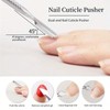 4 Piece Nail Care Kit - Cuticle Nipper, Cuticle Remover,