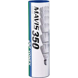 Yonex Mavis 350 Med White Pack of 3 White white Size:M