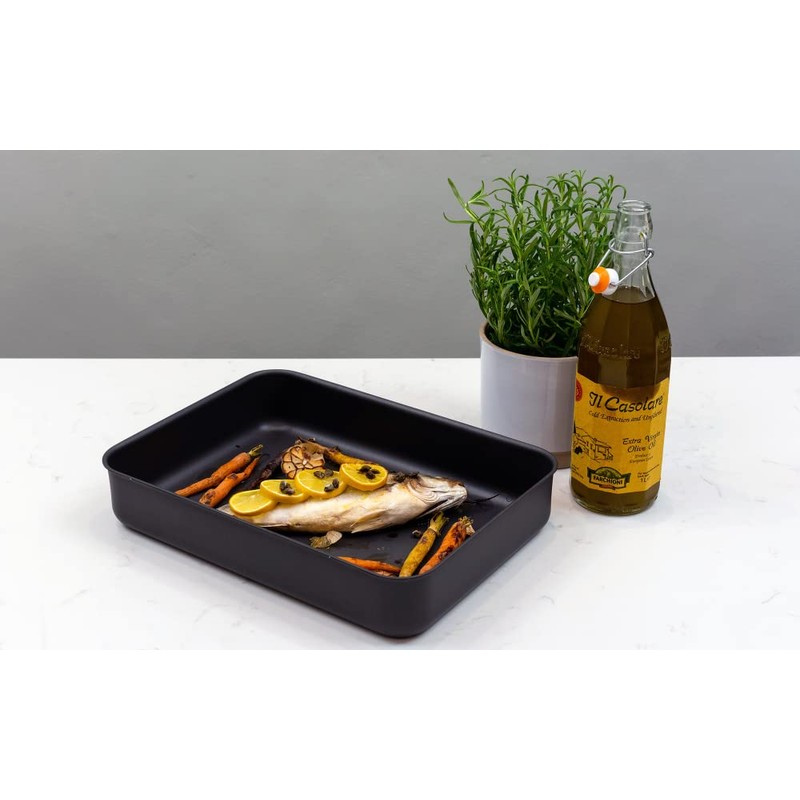 Mermaid 12" Hard Anodised Deep Roasting Dish - Made in