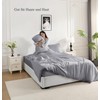 bienDo Fitted Sheet 100 x 200 cm, Grey, Bamboo, 35