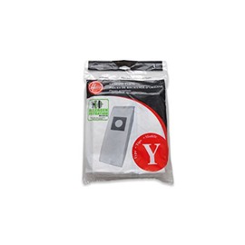 Hoover Vacuum Cleaner Bags for Upright Vacs, Pack of 3, Multicolor, Type Y Allergen Filtration, Part # 4010100Y, Hoover Vacuum Bags Refill